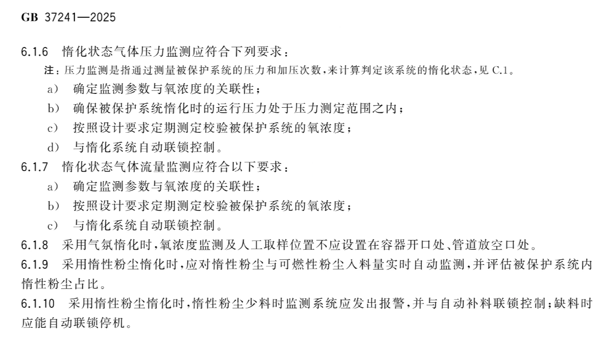 2GB 37241-2025 可燃性粉塵惰化安全規(guī)范3.png